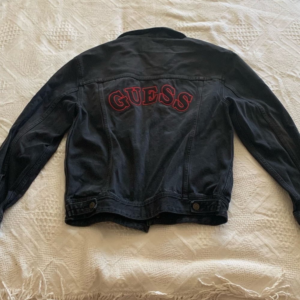 Guess Jeans Distressed Denim Jacket